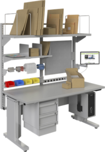 a workstation for packaging