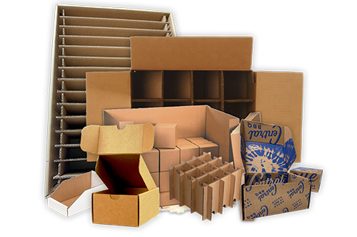 boxes and cardboard